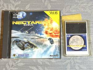 【PCEソフト起動確認済】NECTARIS ネクタリス：NEC PCエンジンゲームソフト HuCARD HE System / HUDSON SOFT ハドソンソフト