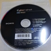 ジャンク品　SONY　ソニー　Cyber-shot　サイバーショット　DSC-W320 ソフトウェアCD-ROM ディスクのみ　_画像1