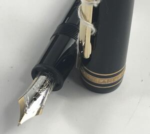 1000円〜●★筆記未確認★ 万年筆 MONT BLANC マイスターシュテュック ペン先 14k-585 ゴールド×ブラック★okoy2565072-228★op3485