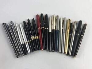 1000円〜●★筆記未確認★ 万年筆 シャーペン 色々 MONT BLANC PILOT SAILOR ペン先 22K 585 14K 他 まとめ ★okoy2496402-281★op3373