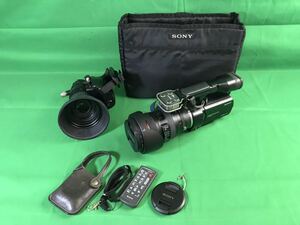 1,000円売切■ 動作未確認 SONY NEX-VG20 Handycam レンズ 1:4 24-105mm デジタルビデオカメラ バッグ付き okoy-2557779-340★N1167