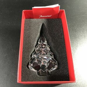 1000円〜■★Baccarat★バカラ オーナメント クリスマスツリー 置物 高さ13cm クリスタルガラス 箱付 まとめ★okoy2560398-308★r30267の画像9