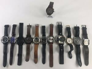 1000円〜●★一部稼働未確認★ 腕時計 ディーゼル FOSSiL トラサルディ TIMEX クロノグラフ 裏スケ ★okoy2495688-298★op3471