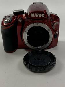 1000円~■★動作未確認★Nikon ニコン D3200 デジタル一眼レフカメラ ボディのみ レッド★okoy2572133-101★t8885