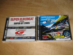 CD2枚セット　SUPER EUROBEAT SUPER GT 2005 / スーパー ユーロビート GT 2005 セカンド・ラウンド 
