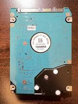 【送料無料】東芝 750GB HDD MK7575GSX 2.5インチ 9.5mm厚 CrystalDiskInfo正常_画像2