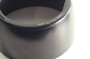 jaA★並品★CANON ES-79 EF50mm F1.0L EF85mm F1.2L EF80-200mm F2.8L用 キャノン キヤノン レンズフード