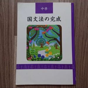 中学 国文法の完成 中学 国語 G72 教科書 参考書 テキスト 問題集 塾 書き込みあり