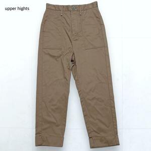 美品＊upper hights アッパーハイツ ベイカーパンツ クロップド army レディース 23