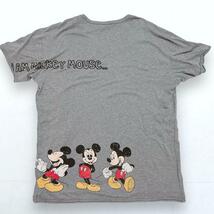 【希少】DOLCE&GABBANA ドルチェアンドガッバーナ ディズニー コラボ Tシャツ ミッキーマウス グレー メンズ 50_画像6