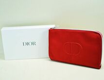 pJ 新品未使用本物箱付き Dior ディオール　ノベルティポーチ_画像1