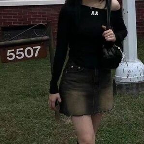 Rest & Recreation RR ロンT 長袖 Tシャツ9866 1点ブラック