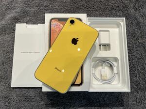 iPhone xr 本体　付属品付き　アイフォン　中古美品　綺麗です！　64GB 売切　SIMロック解除済