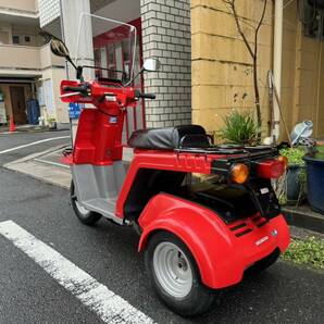 広島市中区発☆1円スタート売り切り ホンダTD02型 ジャイロX インジェクション車 3輪 綺麗め 好調不具合なし 鍵と登録書類ありの画像8