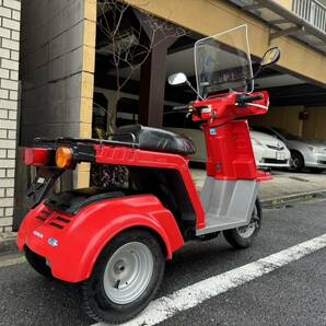 広島市中区発☆1円スタート売り切り ホンダTD02型 ジャイロX インジェクション車 3輪 綺麗め 好調不具合なし 鍵と登録書類ありの画像2