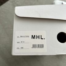 新品未使用箱付き☆MHL,マーガレットハウエル☆スニーカー☆白サイズ27☆日本製_画像9