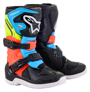 US 01 (21.5cm) ALPINESTARS アルパインスターズ 子供用 TECH 3S ブーツ ブラック/YLW FLUO/レッド FLUO SZ 01