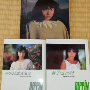 【値下げ】激写文庫 西島玲子/BEPPiN文庫 浅田みちる 北村舞子 3冊セット 文庫サイズ 写真集