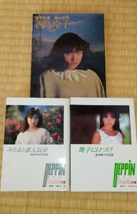 【値下げ】激写文庫 西島玲子/BEPPiN文庫 浅田みちる 北村舞子 3冊セット 文庫サイズ 写真集