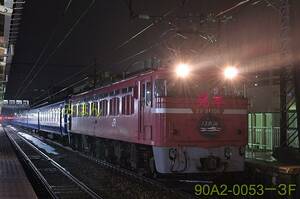 日本海 EF81-106 ☆鉄道写真0-526 ☆＜90A2-0053-3F 　L判プリント～ 1