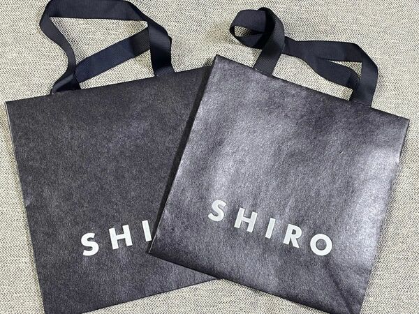 SHIRO シロ　紙袋　ショップ袋　ショッパー