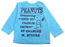 ★即決★新品タグ付 ピーナッツ PEANUTS★スヌーピー 両面プリント 長袖Tシャツ★ベビー 80cm（1才目安）￥1650_画像4