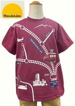 ★即決★Moujonjon ムージョンジョン ★阪急電鉄 路線図★私鉄シリーズ★電車 半袖Tシャツ★日本製 120cm（7-8才）￥3300_画像5