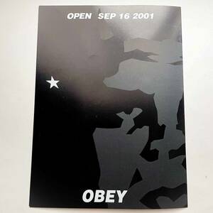 Shepard Fairey OBEY 2001年 ショップオープン ポストカード / banksy DOLK KAWS Martin Whatson Mr.Brainwashの好きな方オススメ