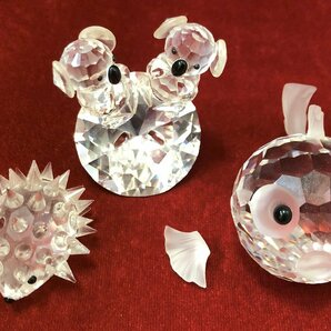 【6AK春02017D】★１円スタート★SWAROVSKI★スワロフスキー★オブジェ★動物★アニマル★ぶどう★葡萄★クリスタル★フィギュリンの画像8