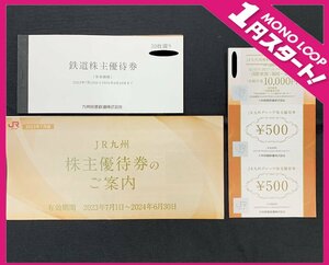 【5YK清12014A】１円スタート★九州旅客鉄道株式会社★1日乗車券株主優待券★1冊30枚綴★有効期限2024年6月30日★JR九州高速船優待割引券★