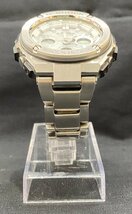 【6EH勝03006D】1円スタート★CASIO★カシオ★G-SHOCK★G-STEEL★GST-W110D-7AJF★電波時計★白文字盤★腕時計★メンズ_画像3