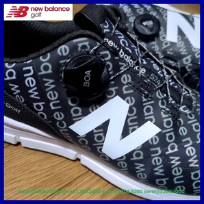 限定 正規 定価17,050円 New balance ニューバランス NB UGBS574B Boa アスリート スパイクレス シューズ ブラック×ホワイト Saiz 26.5cmの画像1