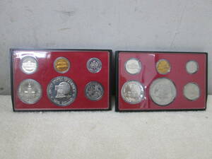 (15)☆UNITED STATES PROOF SET アメリカ プルーフセット 貨幣 コイン 硬貨 通貨 2点 まとめて