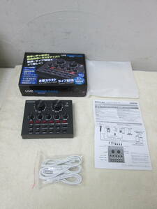 (13)☆ライブサウンドカード LIVE SOUND CARD ボイスチェンジ Youtube Tiktok Instagram 未使用