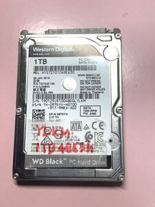 お宝アキバ/7日間保証 HGST製 内蔵 SATA 2.5インチ 大容量HDD 1TB HTS721010A9E630 使用4863h CrystalDiskInfoで正常判定 小YLKM