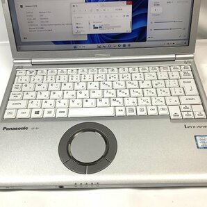 お宝アキバ/中古動作品7日保証 AC付属 Wi-Fi 充電良好100％14h CF-SV８ 12.1型 Win11P64 Corei5-8365U メ8 SSD256 累計3970h 梱80 小8195の画像4