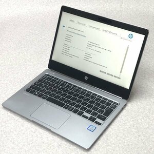 お宝アキバ/ジャンク品 BIOS確認 HP EliteBook Folio G1 12.5型 Core m5-6Y54 SSD無し メ8 充電可 梱80 大6611