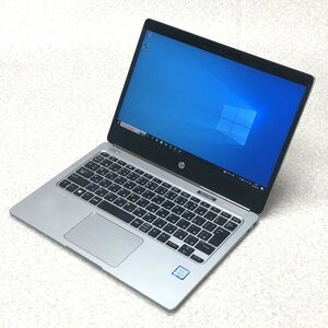 お宝アキバ/中古動作品7日保証 Wi-Fi カメラ 充電98％3h HP Folio G1 12.5型 Core m3-6Y30 Win10Pro SSD128 メ8 梱80 大5954