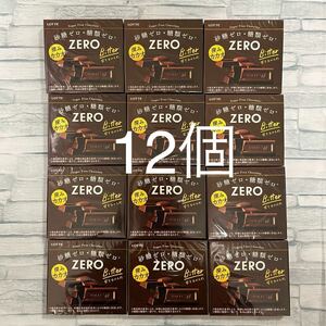 【在庫限り】ロッテ ゼロ ビター チョコレート 12箱セット　LOTTE ZERO 砂糖ゼロ 糖類ゼロ シュガーフリー 深みカカオ 糖質制限 ダイエット