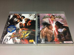 【新品】 PS3 ゲームソフト プレイステーション3 ストリートファイターⅣ 4 ＆ 【中古】 ソウルキャリバーⅣ 4 ◆14