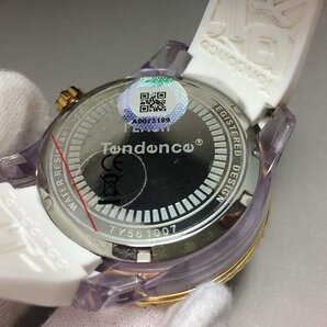 テンデンス Tendence TY561007 フラッシュ 白文字盤 メンズ腕時計 未稼働 ◆5の画像6
