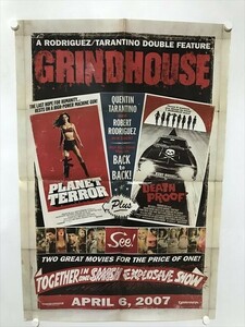 V521 ◆GRINDHOUSE グラインドハウス B1サイズ ポスター 傷み大 画像要確認