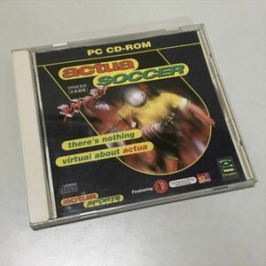 Z11497 ◆actua SOCCER アクチャーサッカー　Windows PCゲームソフト