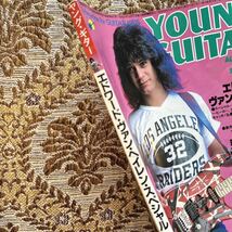 極希少　YOUNG GUITAR(ヤングギター) 1984年8月号/ヴァンヘイレン アルカトラス ナイトレンジャー アースシェイカー マイケルシェンカー_画像3