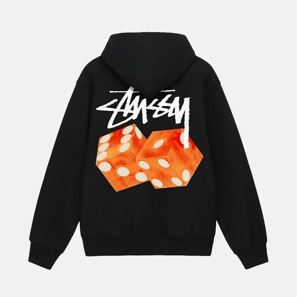 STUSSY ステューシー スウェット パーカー プルオーバー Ｌ 裏起毛