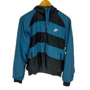 NIKE(ナイキ) 00S ナイロンフーデッドボーダージップブルゾン メンズ JPN：M 中古 古着 0103