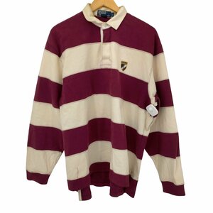 Polo by RALPH LAUREN(ポロバイラルフローレン) 90S ボーダーラガーL/S Tシャツ 中古 古着 0248