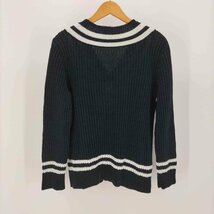 TOMORROWLAND tricot(トゥモローランドトリコ) スプリング リネン チルデン ニット レ 中古 古着 0425_画像2