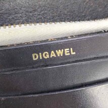 DIGAWEL(ディガウェル) GARSON PURSE ギャルソンパース レザーウォレット メンズ 表記 中古 古着 0948_画像6