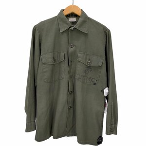 US ARMY(ユーエスアーミー) 74年 OG-107 Utility Shirt Cotton100％ 中古 古着 0126